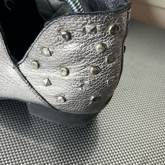 Musse & Cloud Women's Arya Ankle Boot Silver Studded Size 10 - Picture 5 of 9